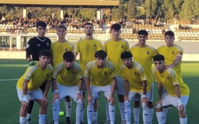 Imatge de l'equip abans de caure per 4-1 davant la Damm / @c.e.mercantil