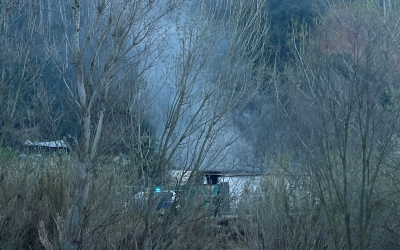 Incendi en una barraca del Ripoll | Cedida
