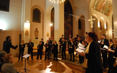 Pax Cor de Cambra en una actuació anterior a la Santíssima Trinitat