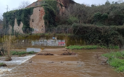 El Ripoll després de les pluges de la setmana passada | Arxiu