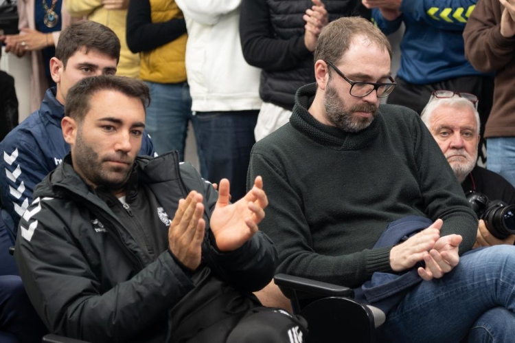 Bofill i Axel Torres, a la roda de premsa d'aquesta tarda | Roger Benet