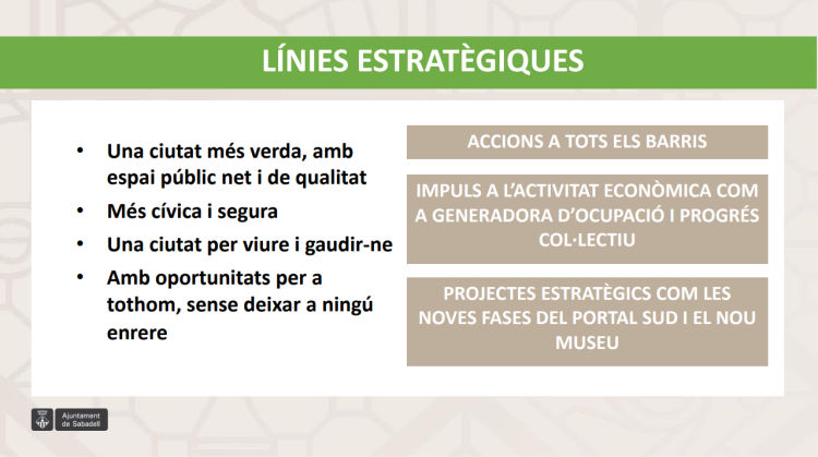 línies estratègiques