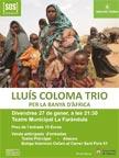 Concert del Lluís Coloma Trio per a la Banya d'Àfrica